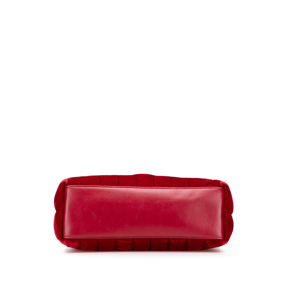 Pre-Loved Saint Laurent Small Velvet Monogram Matelasse LouLou Shoulder Bag - Picture 3 of 12
